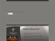 Tablet Screenshot of patongplatinumhotel.com